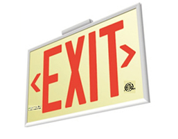 Red Exit Sign